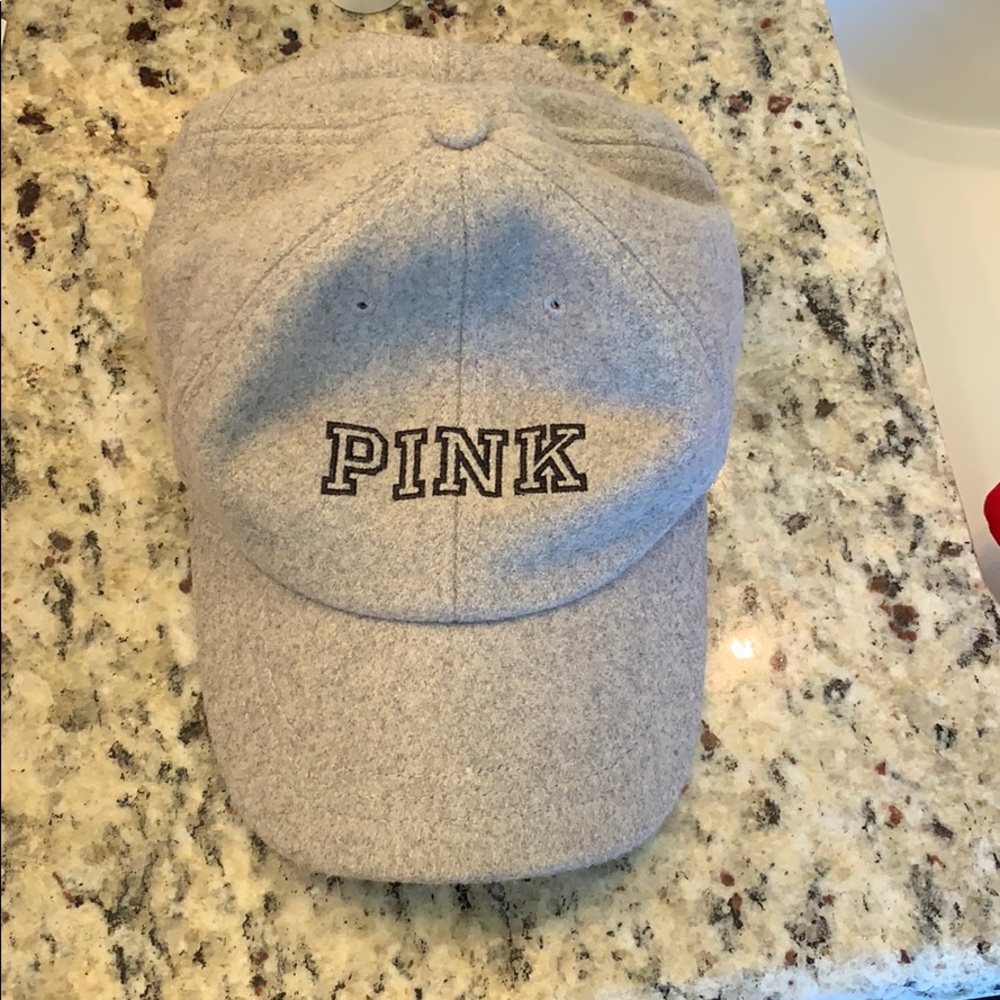 Adjustable pink baseball cap